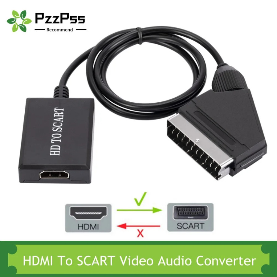 Scart To Hdmi - HDMI-Scart Dönüştürücüyle Uyumlu HDMI-Scart Çıkışına Uyumlu