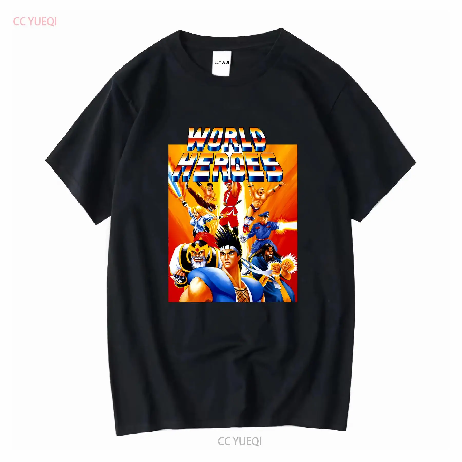 Retro Gaming T Shirt - Dünya Kahramanları Klasik NEO GEO Video