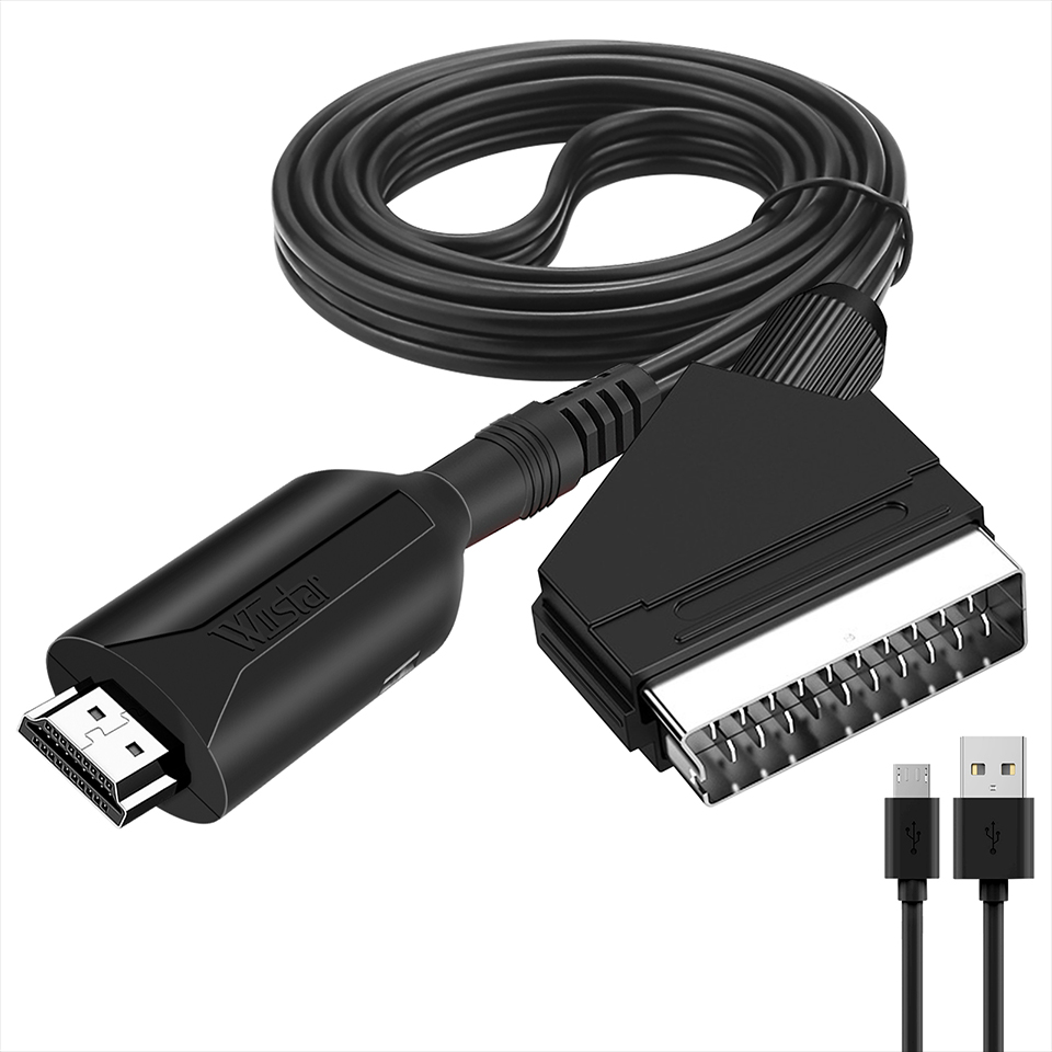 Scart To Hdmi - 1080 P HD HDMI uyumlu SCART