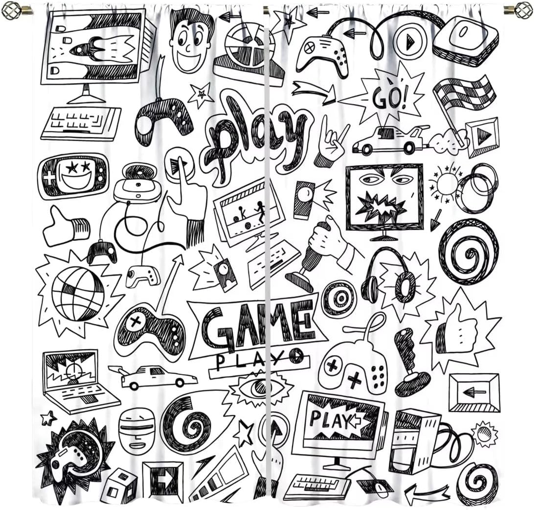 Retro Gaming Youtube - Oyun video oyunu perde dekoru oyuncu